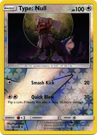 Unified Minds Type: Null #183/236 reverse holo